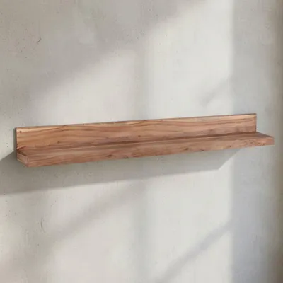 Wandregal NAKO Massivholz_ Flexibles Landhaus-Design_ verschiedene Größen_ pflegeleicht - KADIMA DESIGN_Farbe_ Beige_ Größe_ 160x24x17 cm_#sku_BARWL1.581#