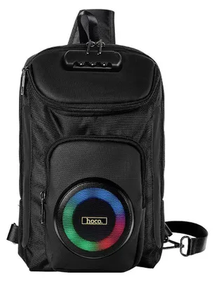 Produktbild von Bluetooth-Lautsprecher 8 W, 3 h, Rucksackform, 6 l, Hoco HC42, schwarz