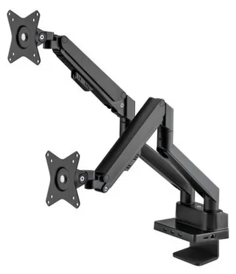 Zdjęcie produktu dla Manhattan 461887, 18 kg, 43,2 cm (17"), 81,3 cm (32"), 100 x 100 mm, Opcja regulacji wysokości, Czarny