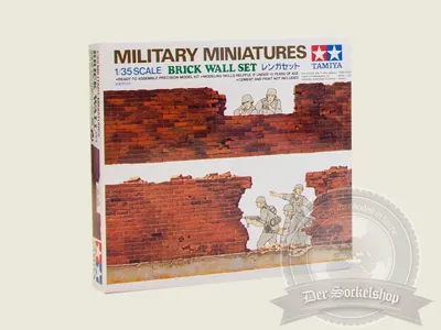 Produktbild von Tamiya 1:35 WWII Diorama-Set Mauerst