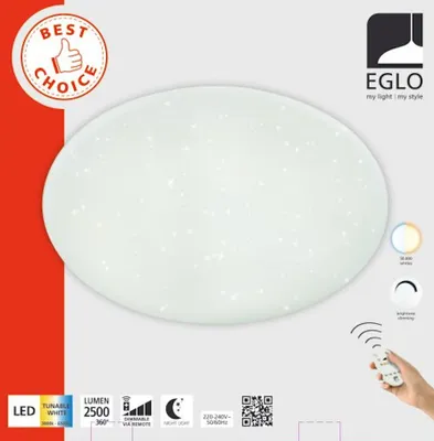 Produktbild von Eglo 75507 GIRON-TW LED Wand-/Deckenleuchte 18,8W Ø400mm Weiss Fernbedienung Steuerbare Lichtfarbe