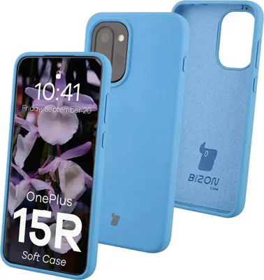 Produktbild von Silikon Handyhülle für OnePlus 15R, Bizon Soft Case, Blau