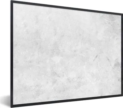 Produktbild von MuchoWow® Gerahmtes Poster Marmor - Textur - Grau - Marmoroptik 40x30 cm - Poster mit Schwarzem Bilderrahmen Wandposter Rahmen Foto Bilder - Kunstposter - Wanddekorationen