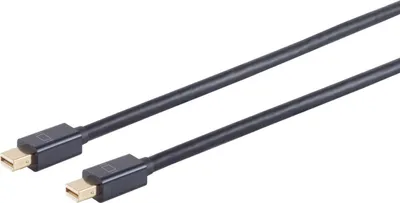 Produktbild von MINI Displayportkabel 1.2, UHD 4K2K, schwarz, 1m