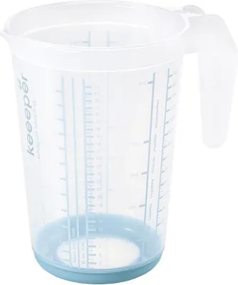Produktbild von keeeper Messkanne "massimo" 1,5 L weiß / nordic-blue