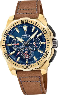 Produktbild von Festina Herrenuhr Chrono Bike Armbanduhr Leder braun D2UF20728/1