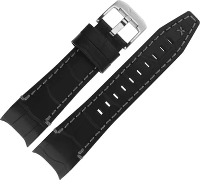 Immagine prodotto di Cintura Atomic Age - Pelle (A702) nera croco con grigio p. acciaio kl.