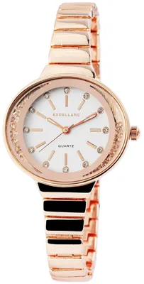 Produktbild von Excellanc Damenuhr mit Metallarmband