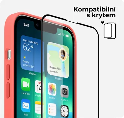 Zdjęcie produktu dla Pasek ochronny ze szkła hartowanego do kamery iPhone'a 13 Pro (przyjazny dla etui)