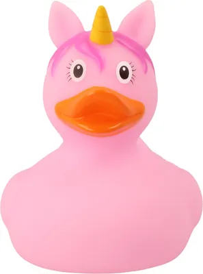 Produktbild von Lilalu Einhorn pink Quietscheente ein hübsches individuelles Geschenk
