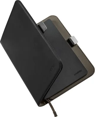 Produktbild von Orbitkey - Compendium A4 - Schwarz - Dokumenten-Organizer - Leder-Notizbuchhülle