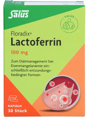 Zdjęcie produktu dla Salus Floradix Laktoferyna 100 mg w kapsułkach, 30 kapsułek