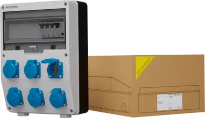 Immagine prodotto di Distributore di potenza DV TD-S/FI 6x230V Distributore di potenza da cantiere Doktorvolt® 1769