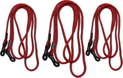 Produktbild von Hellrot Brillenkordel - 3er Pack