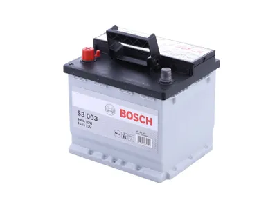 Zdjęcie produktu dla Bosch S3 003, 45 Ah, 12 V, 400 A, Samochód, Umieszczony z lewej, B13