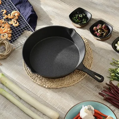 Obrázok produktu pre Súprava liatinových panvíc 3ks Iron3 Fire Grilovacia liatinová panvica