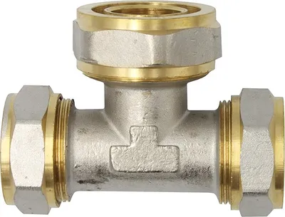 Produktbild von Klemmring Schraubfitting T-Stück 26x32x26 mm erweitert Verbundrohr
