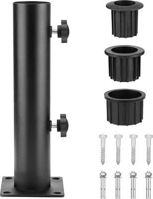 Immagine prodotto di INF Supporto per ombrellone a 4 fori in acciaio: robusto, versatile e pratico