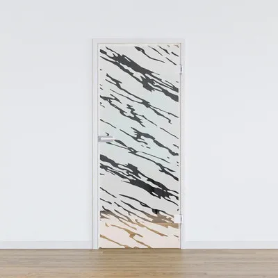 Produktbild von Pertura Glastür Komplettset Glera Vision 02 709x1972x8 mm Rechts inkl. Beschlag Jonte Studio Business unverschließbar