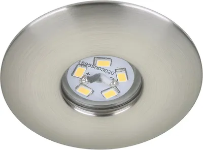 Produktbild von Briloner LED Einbauleuchte rund Nickel matt IP44 1,8W 150lm warmweiß 3000K 110°