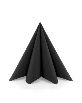 Produktbild von Sovie HORECA Serviette in Schwarz aus Linclass® Airlaid 40 x 40 cm, 50 Stück