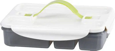 Immagine prodotto di Portapranzo MagicHome, quadrato, con scomparti, 1000 ml, 170x235x55 mm
