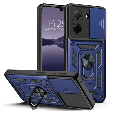 Produktbild von Armor Handyhülle für Xiaomi Redmi A5 Kameraschutz Handy Panzer Case Cover Schutzhülle Outdoor Farbe: Blau