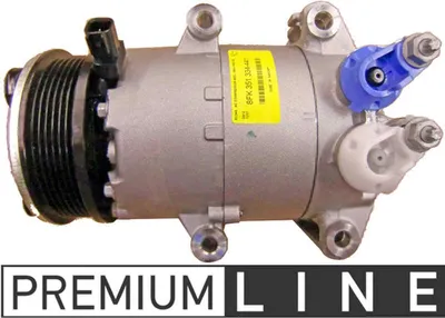 Produktbild von MAHLE ACP 1366 000P 7VS16ic Klimaanlage Klimakompressor PAG 46 YF R1234yf R134a für FORD Fiesta Mk6 Schrägheck (JA8, JR8) FOCUS III Turnier FOCUS III
