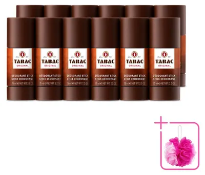 Obrázok produktu pre 12 kusov deodorantu Tabac Original v tyčinke – 75 ml – balenie po 12 kusov