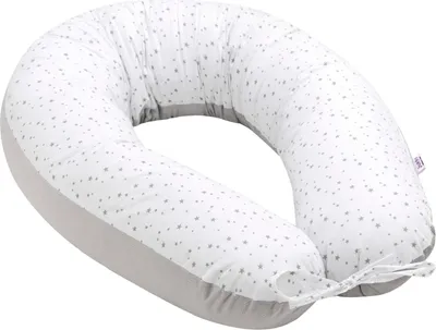 Produktbild von Twinkle Stars & Grey Velvet V-förmige Kissen