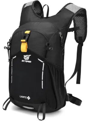 Produktbild von Wanderrucksack Herren 25L Schwarz Tagesrucksack Trekking Camping Outdoor Travel