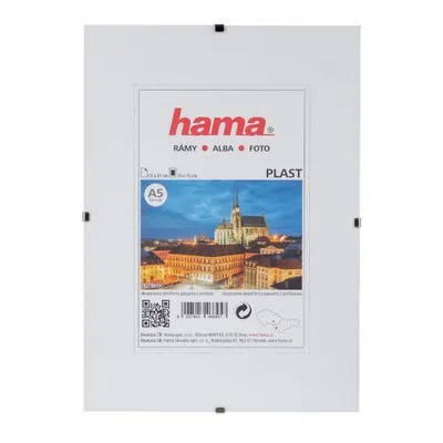 Produktbild von Hama Clip-Fix, transparenter Kunststoff, 15x21 cm