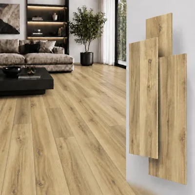 Produktbild von Designboden SPC Vinylboden 5 mm Klick wasserfest mit Trittschalldämmung Leuven Laurel Box 2.25 m², KI-generiertes Bild
