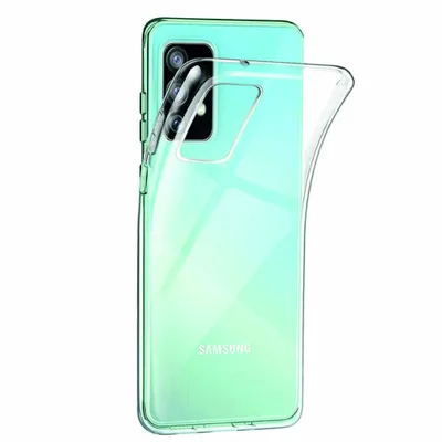 Image de L'étui Smartphonica convient pour
  Samsung Galaxy A31 Transparent Silicone - Translucide Clear Case Back Cover