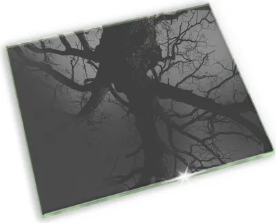 Produktbild von Glas Grabkerzen Untersetzer Motiv Gummifüße - 60x52 cm - Graue Farbe
