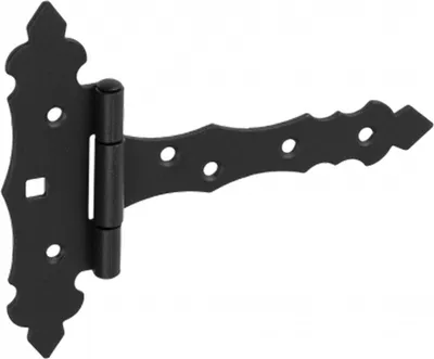 Image de charnière décorative 125x35x130x2mm ZOB 125 BLACK