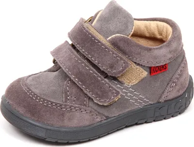 Zdjęcie produktu dla E2226 sneaker bimbo szary KICKERS HAGOP scarpe zamszowe buty dziecko dziecko