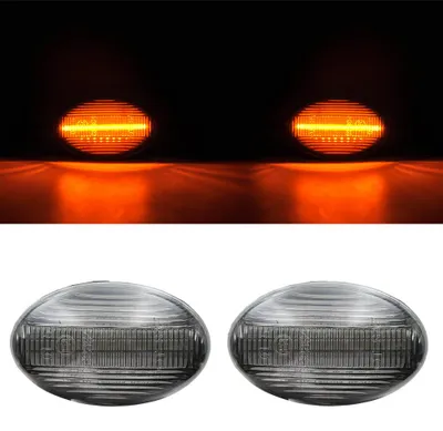 Für Mercedes W168 Citan W415 Vito Viano W639 W447 2x LED Seitenblinker Schwarz in der Farbe Schwarz von Goingfast