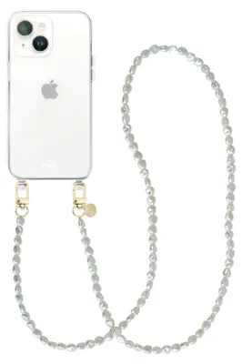 Produktbild von Pearlfection Transparant Cord Hülle - Long cord  - Kompatibel mit iPhone 14 Plus