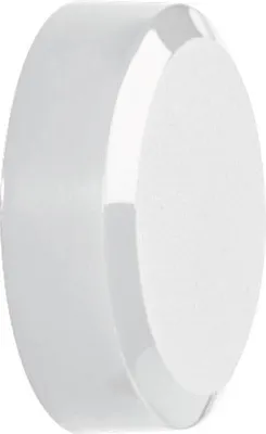 Image de Aimant MAULpro rond 6 pièces 0,3 kg plastique ferrite incassable érodé laqué Ø 2 x 0,75 cm blanc