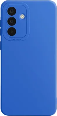 Imagen del producto de Funda para Samsung A36, silicona suave, protección para la cámara, color azul