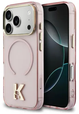 Image de Coque pour iPhone 18 Pro Max / 17 Pro Max, Karl Lagerfeld IML K Head, rose