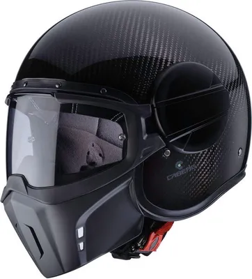 Produktbild von Caberg Klapphelm Ghost, Schwarz Carbon , XS