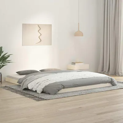 Obrázek produktu pro vidaXL Postel z masivu bílá 160x200 cm Borovice