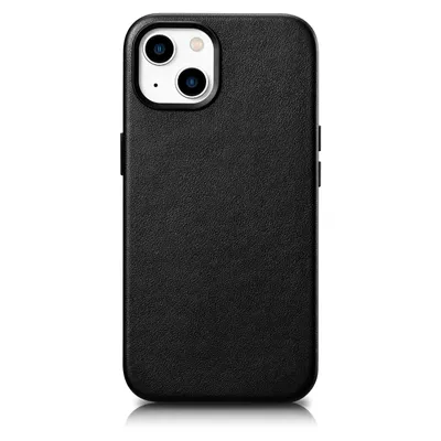 Produktbild von Icarer Case Ledertasche mit Magsafe fr Iphone 14+ Schwarz
