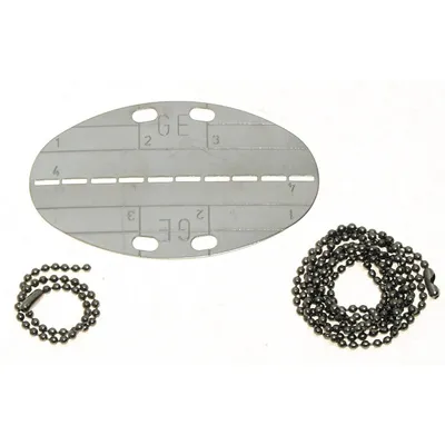Produktbild von MFH BW Erkennungsmarke oval mit Kette