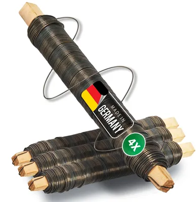 Wickeldraht 4er-Pack, geglüht, 0,65 mm, Basteldraht