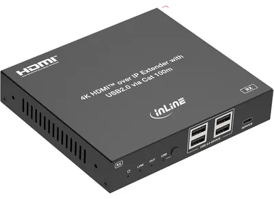 Image de Extendeur KVM InLine® sur IP, HDMI 4K/60 Hz, 100 m, récepteur (RX)