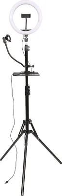 Image de Studioking LED Vlog Set SK-K190 avec lampe annulaire et support de microphone