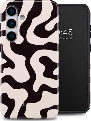 Image de Selencia Vivid Backcover pour le Samsung Galaxy S25 - Art Wave Black